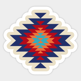 Tribal Love Blue Sticker